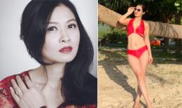 Hiếm khi 'hở', thế nhưng cứ trút xiêm y là diễn viên Thúy Hà lại khiến fan ghen tỵ vì body quá đẹp 