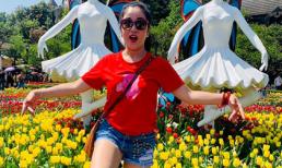 Nghệ sĩ hài Thúy Nga khám phá Bà Nà Hills cùng bạn bè