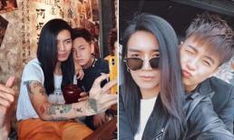 Mặc mọi đồn đoán về mối quan hệ, Ngô Kiến Huy e ấp bên BB Trần giữa chốn đông người