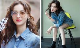 Chơi cả cây denim, 'Ngụy Anh Lạc' Ngô Cẩn Ngôn được khen ngày càng sành điệu và phong cách