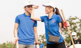 Á hậu Phương Nga và Bình An liên tục chăm sóc nhau trong lần đầu tham gia hoạt động chung