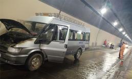 Xe tang cháy trong hầm Hải Vân, người nhà khiêng quan tài tháo chạy khẩn cấp