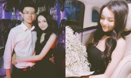 Bạn gái Phan Hoàng xinh như búp bê bên cạnh món quà sinh nhật 'khổng lồ' trong tiệc sinh nhật sớm