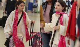 Vắng bóng cha, 'công chúa một thời của Hollywood' Suri Cruise mặc xuề xoà nhưng vẫn gây sốt vì xinh ngỡ ngàng