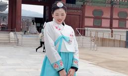 Lệ Quyên cực xinh khi diện trang phục truyền thống của Hàn Quốc