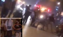 Hành hung bạn gái vì bắt gặp đi với trai lạ, nam thanh niên bị đoàn người ăn mừng U23 Việt Nam lao vào đánh hội đồng