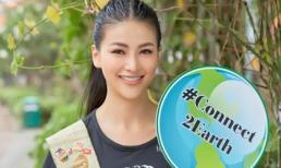 Hoa hậu Phương Khánh nói tiếng Anh cực ấn tượng trên trang chủ Miss Earth