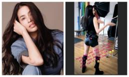 Vẫn biết Phạm Hương mình hạc xương mai, không ngờ nàng Hậu lại dùng cả cách này để lên hình chuẩn dáng