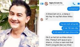 Hé lộ tin nhắn cuối cùng của nghệ sĩ Anh Vũ với đồng nghiệp trước khi qua đời 