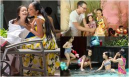 Tiệc sinh nhật 5 tuổi hoành tráng ở hồ bơi của con gái Đoan Trang