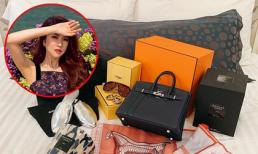 Siêu mẫu Thu Hằng khoe quà sinh nhật vừa đắt vừa độc