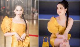 Ngọc Trinh diện đầm lệch vai, tóc buộc đuôi ngựa 'chém đẹp' dàn mỹ nhân trên thảm đỏ thời trang