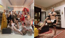 Quốc Thiên hóa thành 'hầu gái', tạo dáng 'lầy lội' bên bạn bè vào dịp sinh nhật đón tuổi 31