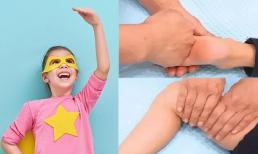 5 phút trước khi đi ngủ hãy làm 6 động tác massage này cho trẻ, không sợ sau này con không cao