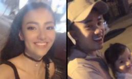 Hồng Quế bị nhắc nhở không đội mũ bảo hiểm khi dạo phố cùng con gái 