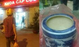 Chồng cầm bát hương đi mua cháo cho vợ đang nằm viện khiến cả quán xôn xao