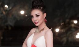 Á hậu Lý San Nghi khoe vẻ đẹp quyền quý và  đài các ở vị trí giám khảo tại Đà Nẵng