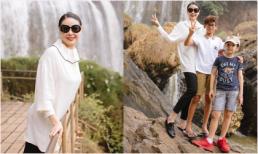 Hoa hậu Hà Kiều Anh lần đầu khám phá địa danh thác Voi - Đà Lạt