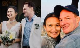 Khoảnh khắc ngọt ngào của chồng cũ Hồng Nhung trong lần đầu xuất hiện sau đám cưới xa hoa với vợ mới