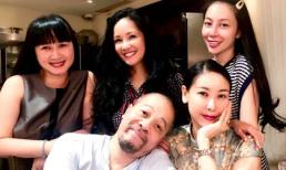 Vợ chồng NTK Đức Hùng hội ngộ cùng Hoa hậu Hà Kiều Anh, Hồng Nhung, Linh Nga tại Sài Gòn