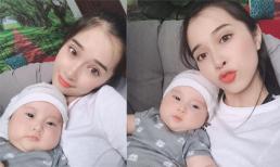 Em gái Nhã Phương khoe con bụ bẫm, đáng yêu