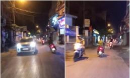 Nữ 'ninja Lead' vừa đi vèo vèo vừa đánh võng trong đêm khiến tài xế đi sau ngán ngẩm