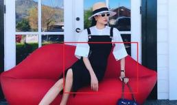 Phạm Hương lại bị soi cánh tay gầy như que củi nhưng vòng một lại đẫy đà giống phụ nữ sau sinh con