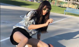 Đổi kiểu mái lạ hoắc, Phạm Hương gây choáng khi thực hiện thêm cú lộn người nhẹ tênh