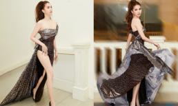 Ngọc Trinh tái hiện màn xoay váy kinh điển của minh tinh Marilyn Monroe, phô trọn chân dài 'mướt mắt' trên thảm đỏ