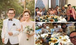Loạt sao Việt chia sẻ cảm xúc 'vui như Tết' khi dự đám cưới của NSND Trung Hiếu ở Hà Nội