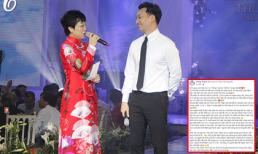 Thành Trung lập tức lên tiếng khi bị đạo diễn Trần Lực nhận xét làm MC không hợp tại đám cưới Trung Hiếu