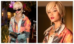 Nhuộm tóc bạch kim đi xem show thời trang, H'Hen Niê khiến khán giả xuýt xoa vì quá ngầu