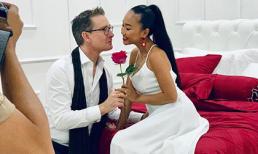 Vợ chồng Đoan Trang tình tứ kỷ niệm 6 năm 'góp gạo thổi chung nồi'