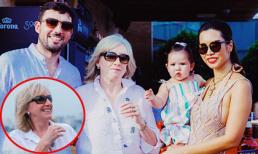 Tâm lý như mẹ chồng siêu mẫu Hà Anh: Con dâu ra mắt BST áo tắm, bà bế cháu đến ủng hộ 