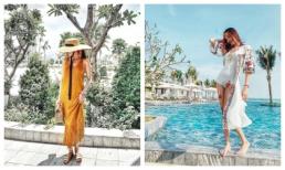 Lan Khuê khoe dáng nóng bỏng, tận hưởng kì nghỉ bên chồng doanh nhân