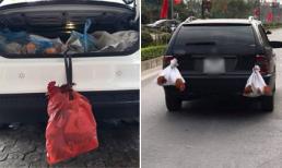 Sau nghỉ lễ: Đây là hình ảnh treo đồ lủng lẳng quen thuộc từ quê lên phố