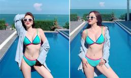 Giảm cân thành công, Bảo Thy tự tin diện bikini, khoe bụng có múi