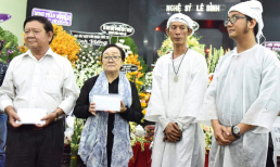 Gia đình nghệ sĩ Lê Bình khui thùng phúng điếu quyên 100 triệu làm từ thiện; tro cốt của ông sẽ được rải ở biển Vũng Tàu theo như tâm nguyện