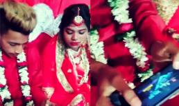 Cô dâu ngán ngẩm vì chú rể không dừng tay chơi game trong hôn lễ