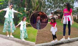 Con gái Trương Tử Lâm mới 3 tuổi đã lớn phổng, sở hữu đôi chân dài và sành điệu giống mẹ