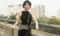 Cựu siêu mẫu Vũ Cẩm Nhung phối đồ hiệu 'cực chất' ở sân bay