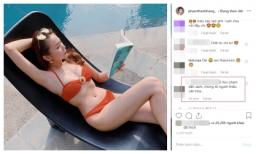 Đăng ảnh diện bikini đọc sách, Thanh Hằng bị chỉ trích: 'Xúc phạm sách và thiếu văn hóa'