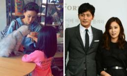 Chuyện xưa nay hiếm: Bà xã Jang Dong Gun cho công chúa út “lên sóng” sau 5 năm giấu kỹ hơn vàng 