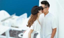 Lê Hà cùng chồng đi tận hưởng tuần trăng mật ở Santorini