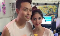 Kha Ly mừng sinh nhật giản dị cho ông xã ở quê