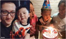 Chí Nhân tổ chức sinh nhật 4 tuổi cho con trai, vợ cũ Thu Quỳnh vắng mặt