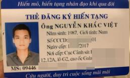 Ca sĩ Khắc Việt tiết lộ lý do đăng ký hiến tạng