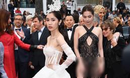 Không chỉ Ngọc Trinh, thêm một mĩ nhân Việt nữa cũng làm lố không kém tại thảm đỏ Cannes
