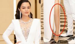 Đến lượt Phạm Quỳnh Anh bị 'di chứng' khi dùng photoshop khiến chân cong, mất đầu gối