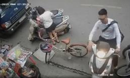 Xe SH đột ngột phi thẳng vào tiệm tạp hóa, thủ phạm là 'gương mặt thân quen'